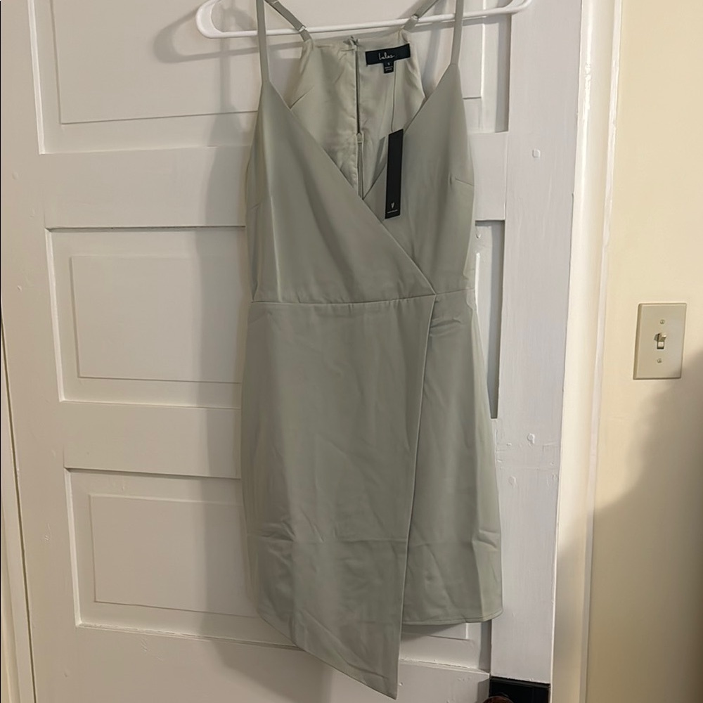 Lulu's Sage Green Wrap Dress *Never Been Worn
